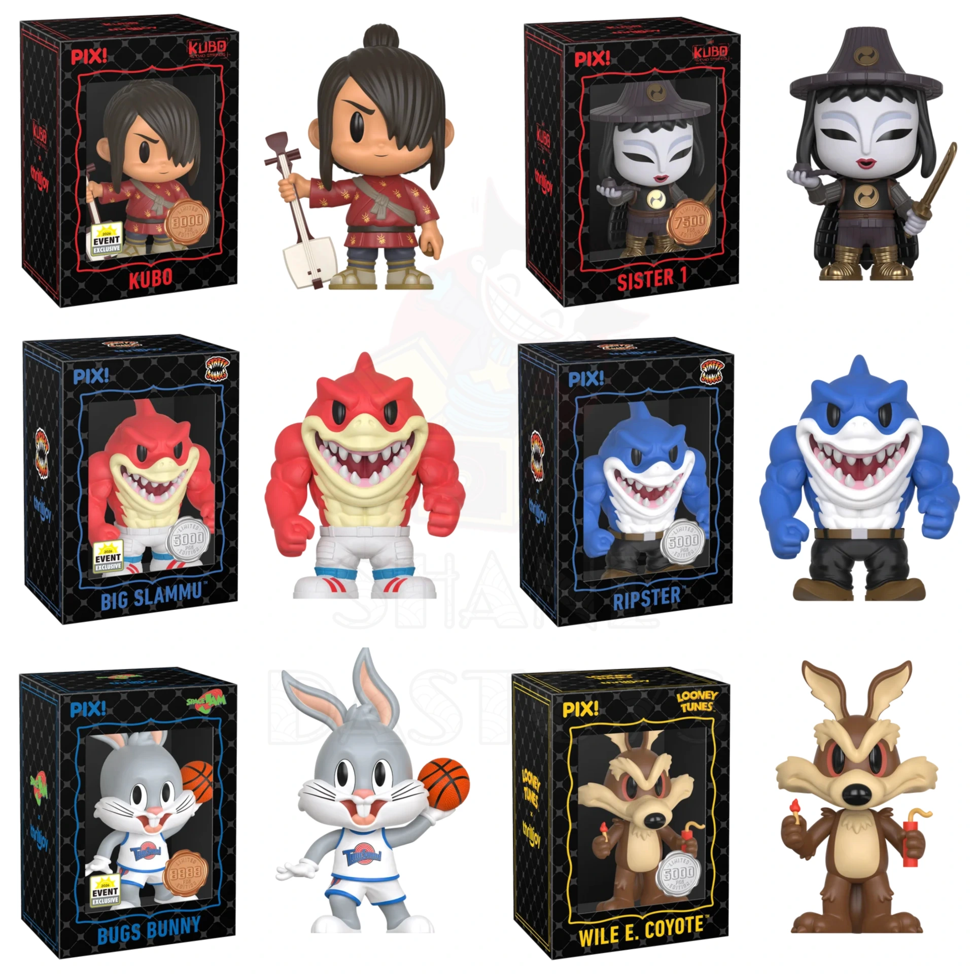Pix! Animation : Kubo, Street Shark, Looney Tunes