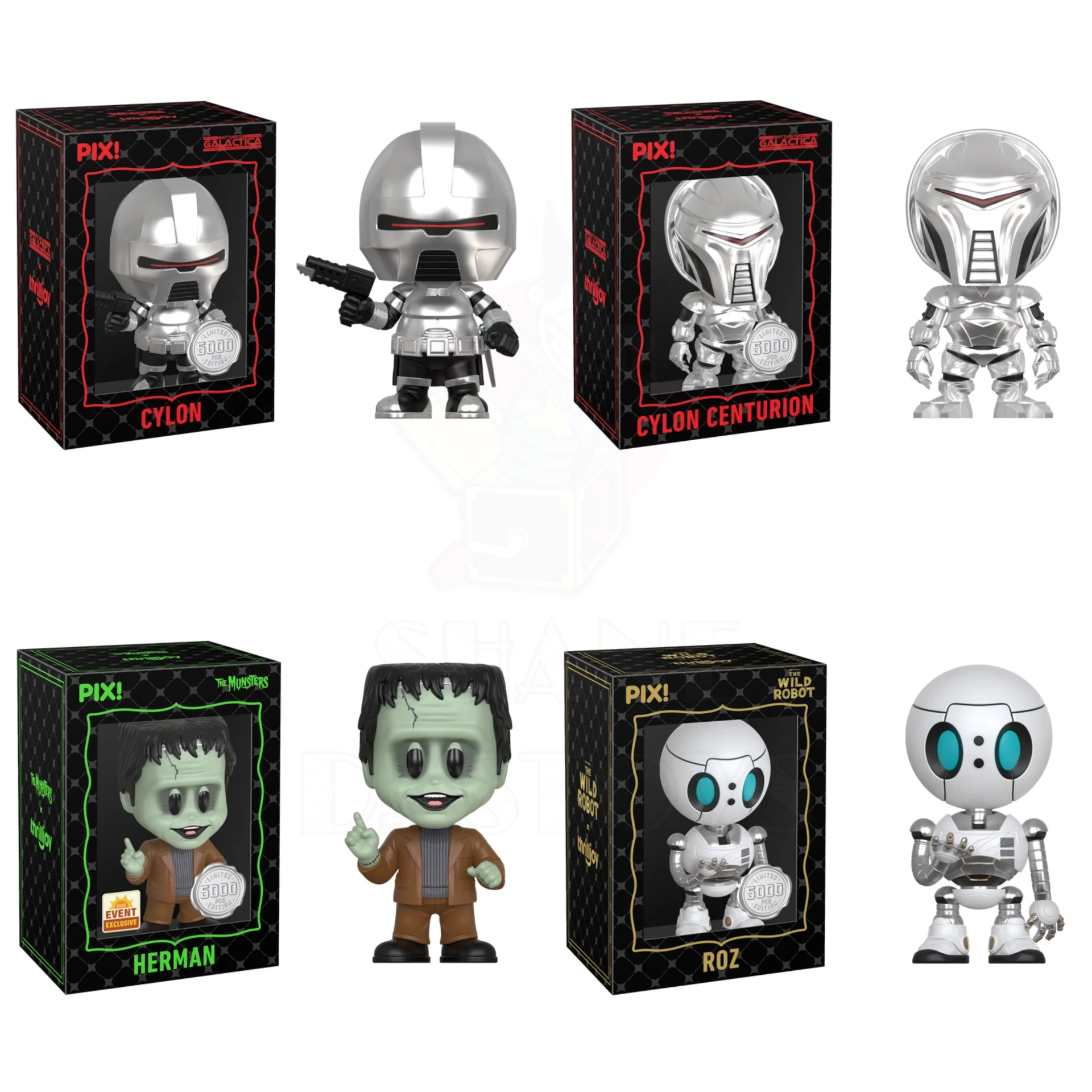 Pix! Battlestar Galactica, The Munsters, Wild Robot
