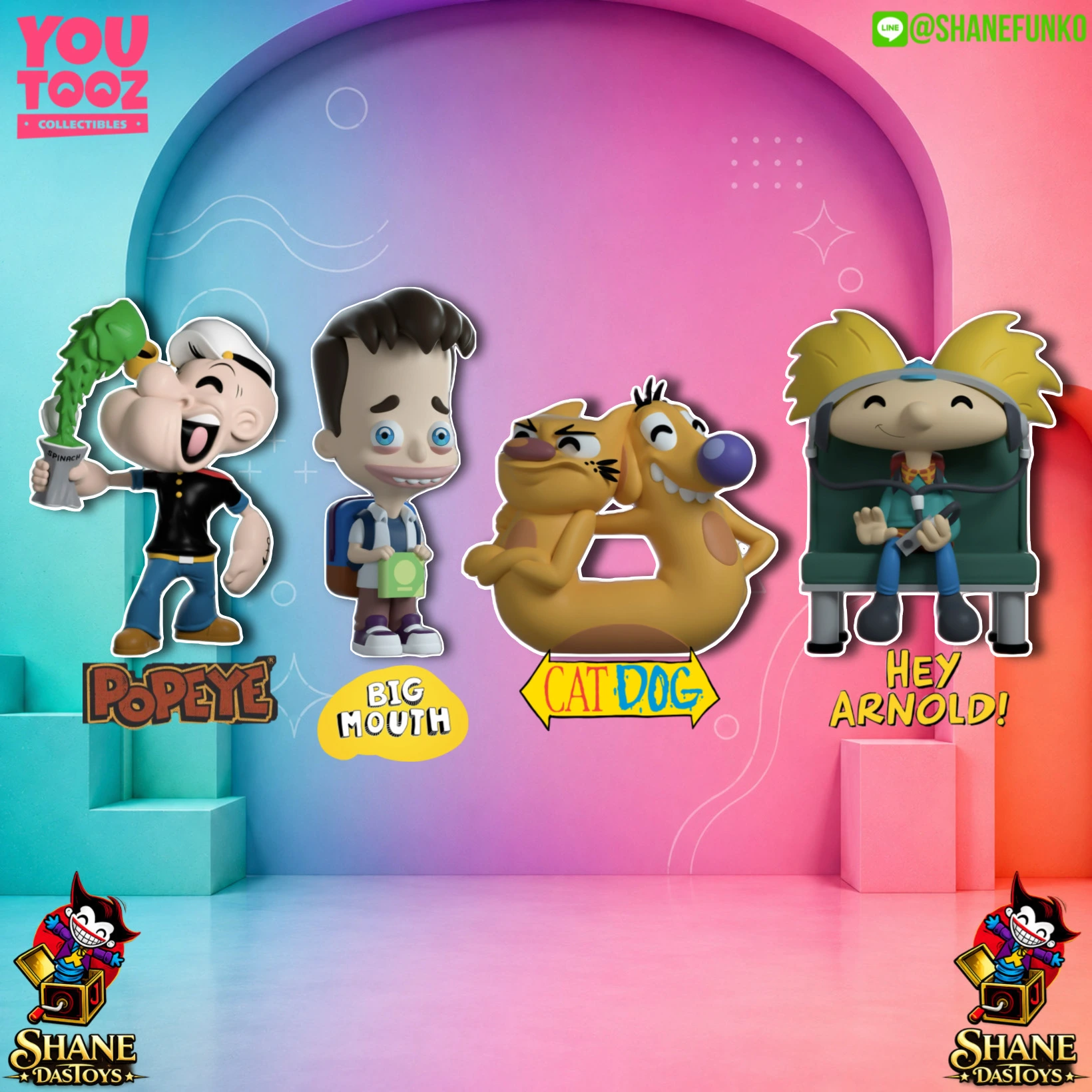 Popeye Big Mouth Catdog Hey Arnold